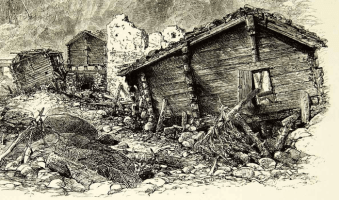 The Lazaret in ruins